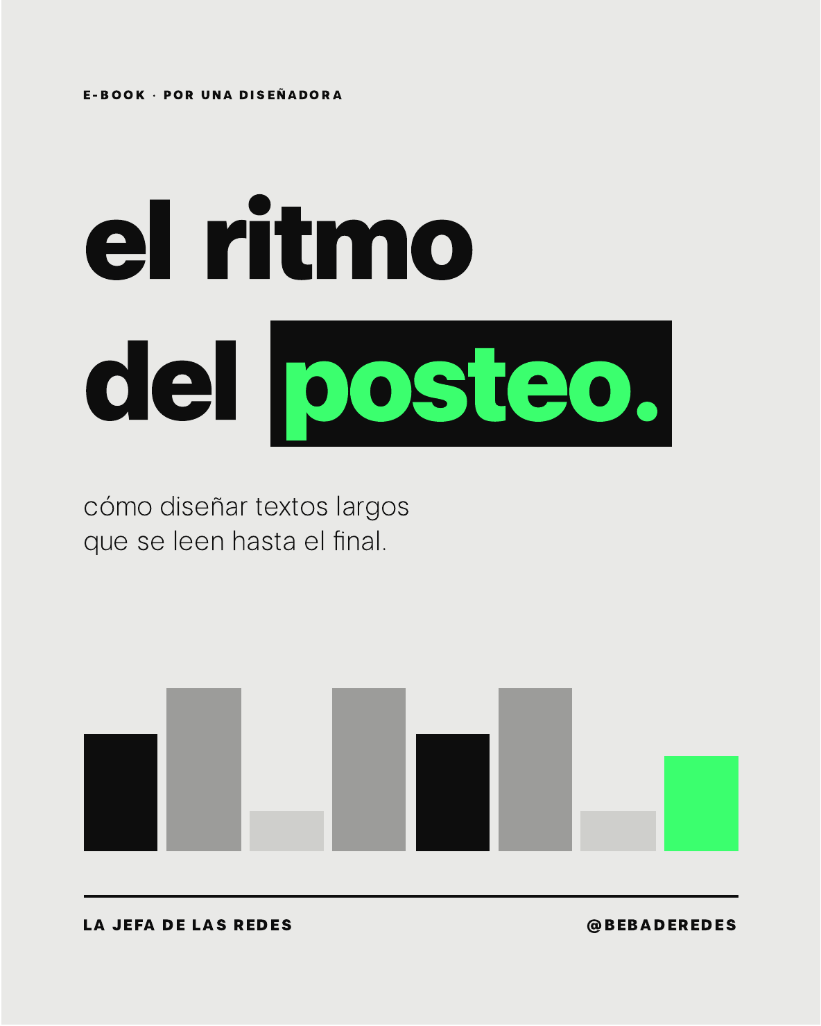 Tapa del e-book el ritmo del posteo